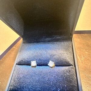 Half carat TW Diamond studs